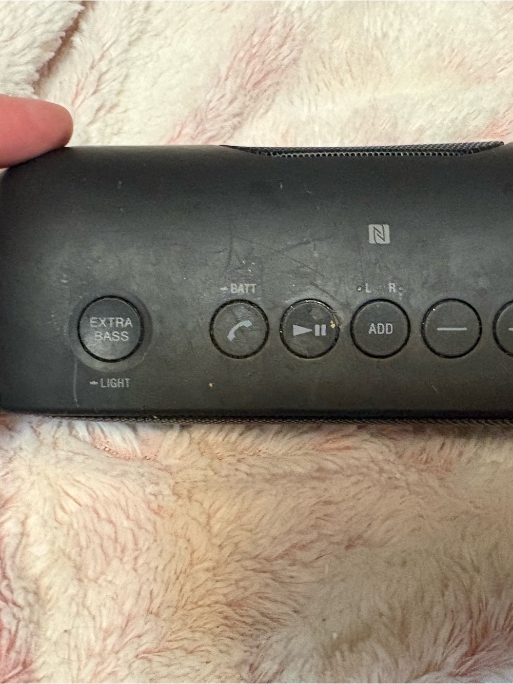 Sony Black Portable Bluetooth Speaker with Front Mesh Grill - Picture 3 of 3